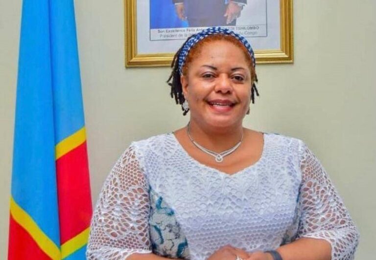 (Photo) : Catherine Kathungu , ministre de la Culture, Arts et Patrimoines en RDC