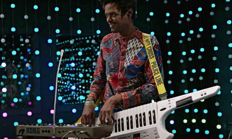 Mohamed Araki playing with Bombino on KEXP.
