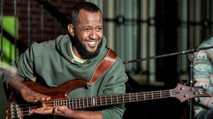 Le guitariste soudanais Elzain Ali à l'institut Goethe au Caire en Égypte en novembre dernier (Photo) : Ahmed Hasan / AFP