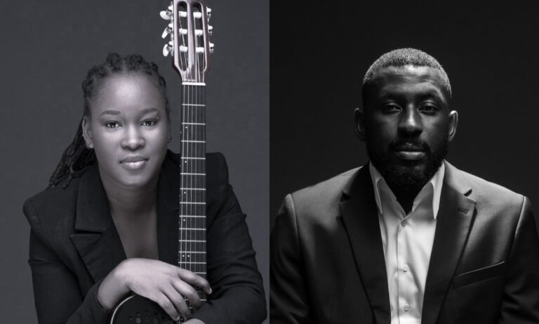 (Photo) : Céline Banza et Christian Lepira
