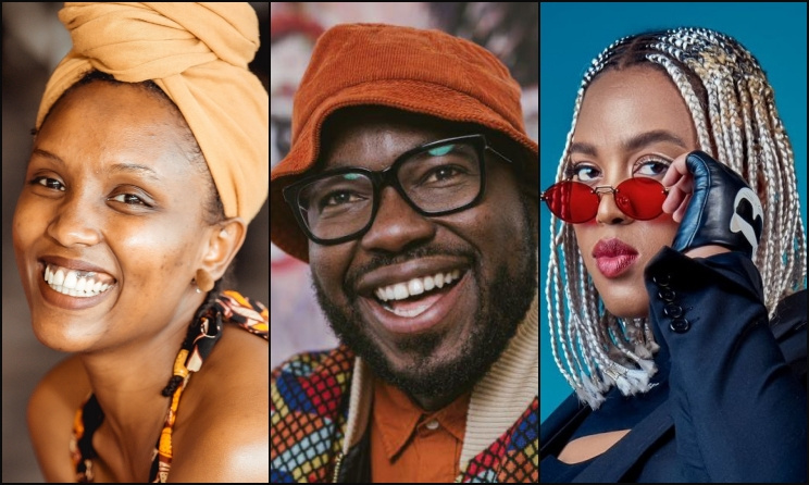 Ornella Kayitaba, Theresho Selesho and Msaki.